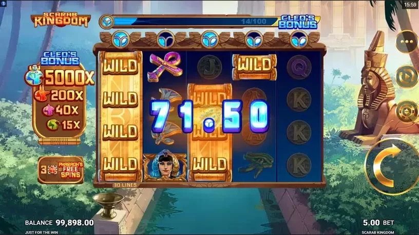 Scarab Kingdom slot screenshot 3