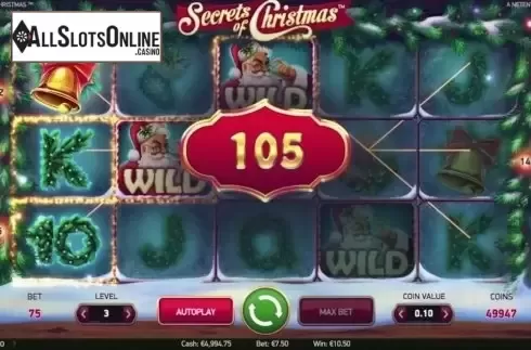 Screen3. Secrets of Christmas from NetEnt