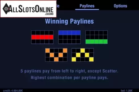 Paylines. Seven Seven from Swintt