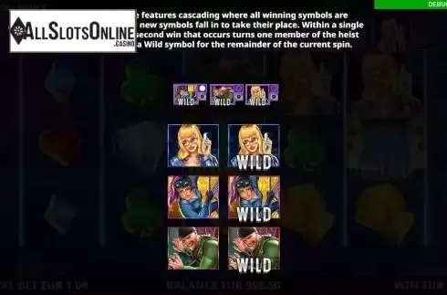 Cascading feature screen