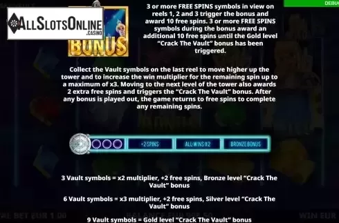 Free spins feature