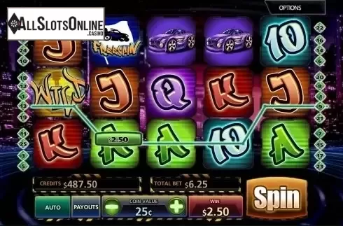 Wild Win screen. Slot Wheels from MultiSlot