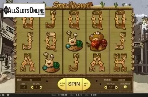 Reel screen. Snailtown from Thunderspin