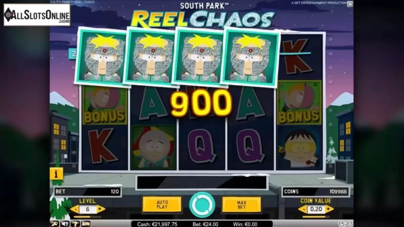 Screen3. South Park: Reel Chaos from NetEnt