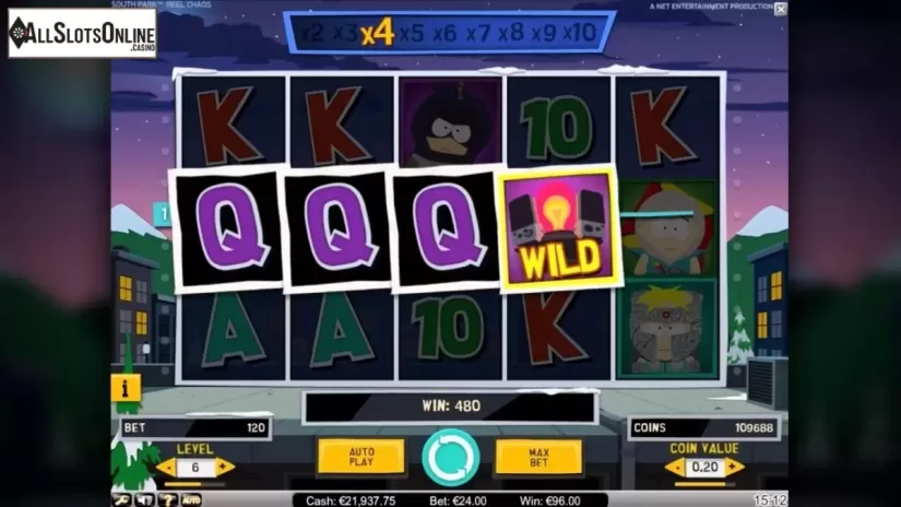 Screen5. South Park: Reel Chaos from NetEnt