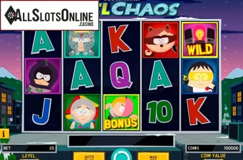 Screen2. South Park: Reel Chaos from NetEnt