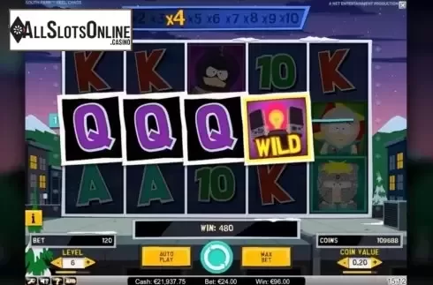 Screen5. South Park: Reel Chaos from NetEnt