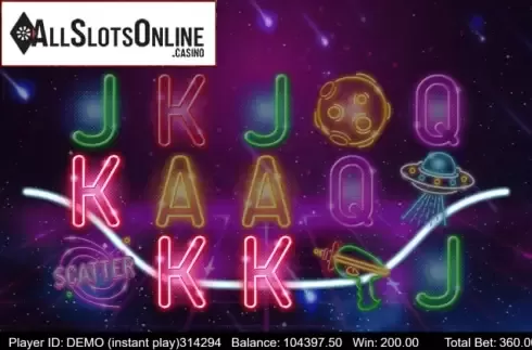 Win Screen. Space Galaxy from Triple Profits Games