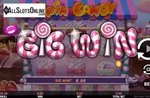 Big win screen