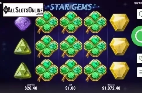 Game Workflow. Star Gems (Booongo) from Booongo