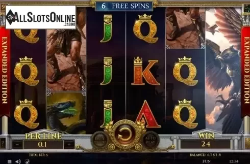 Free Spins 4. Story of Hercules Expanded Edition from Spinomenal