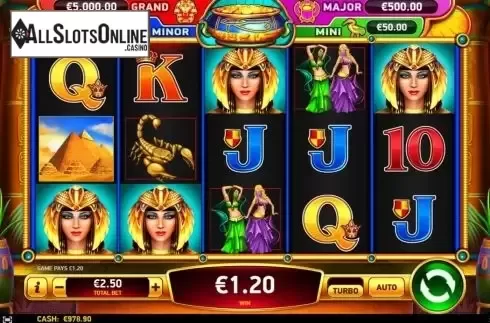 Win Screen 2. Sun of Ra from Ruby Play
