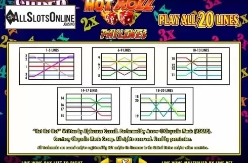 Screen5. Super Times Pay Hot Roll from IGT