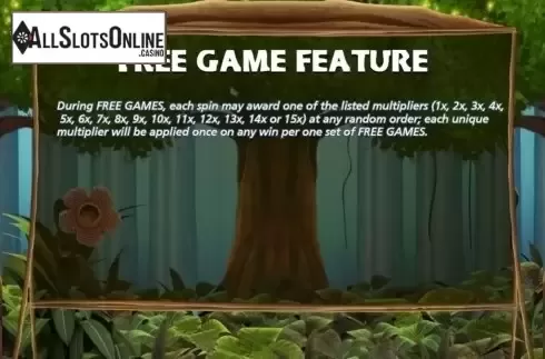 Features 2. The Primeval Rainforest from KA Gaming