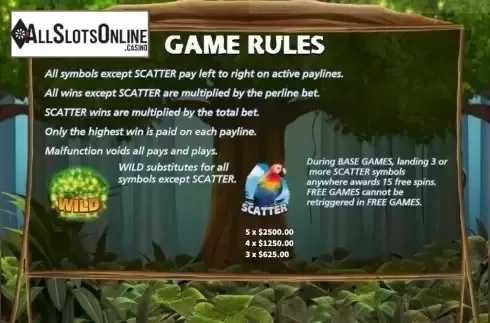 Features 1. The Primeval Rainforest from KA Gaming