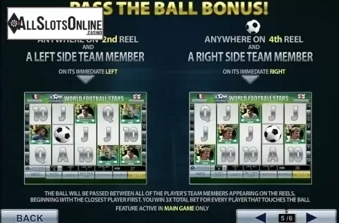 Paytable 5. Top Trumps - World Football Stars 2014 from Playtech