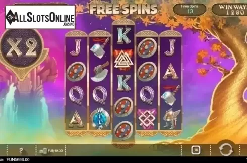 Free Spins. Viking Wilds from IronDog