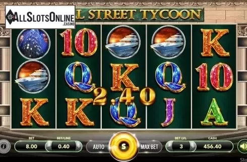 Win Screen. Wall Street Tycoon from SlotVision