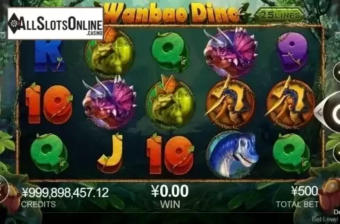 Reel Screen. Wanbao Dino from CQ9Gaming