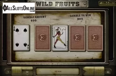 Risk game. Wild Fruits (Endorphina) from Endorphina