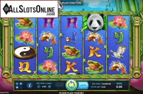 Reel Screen. Wild Giant Panda from EAgaming