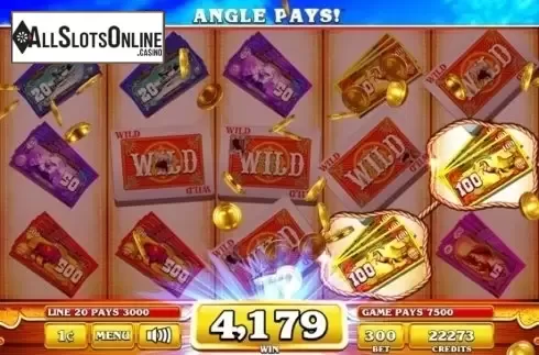 Win Screen. Winner of the West from Incredible Technologies