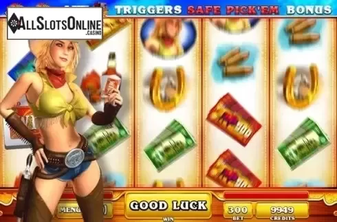 Win Screen 3. Winner of the West from Incredible Technologies