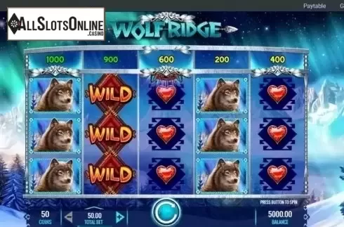 Reel Screen. Wolf Ridge from IGT