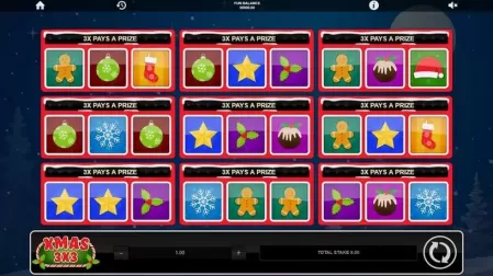 Xmas 3×3 slot screenshot 1