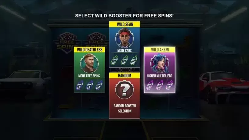 Adrenaline Rush Super Boost slot screenshot 3