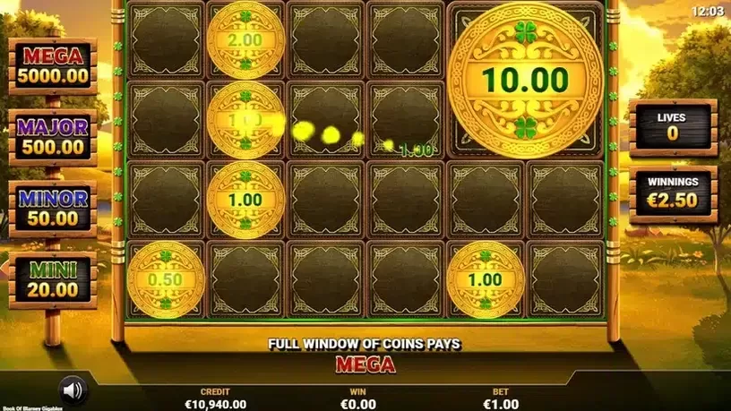 Book of Blarney GigaBlox slot screenshot