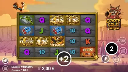 Coyote Gold slot screenshot 6