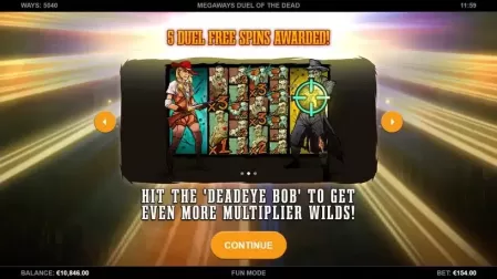 Duel Of The Dead Megaways slot screenshot 3