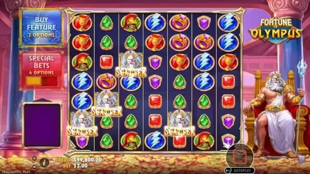 Fortune of Olympus slot screenshot 2