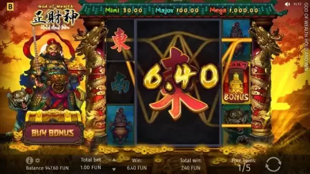 God of Wealth Hold and Win slot screenshot 4