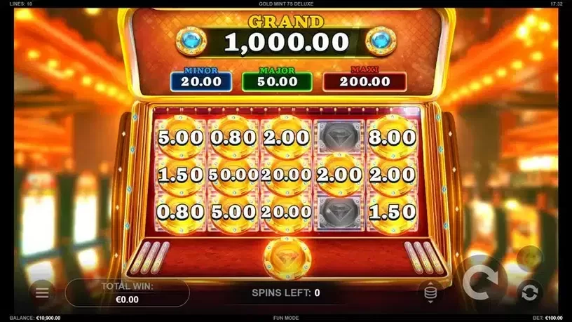 Gold Mint 7s Deluxe slot screenshot