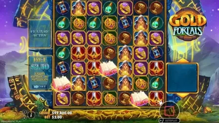 Gold Portals slot screenshot 2