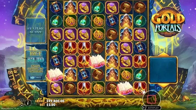 Gold Portals slot screenshot 2