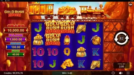 Gold Rush Express slot screenshot 3