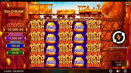 Gold Rush Express slot screenshot 1