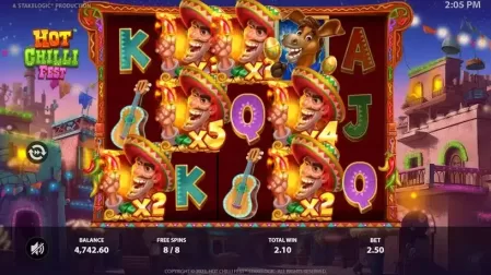 Hot Chilli Fest slot screenshot 7