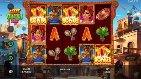 Hot Chilli Fest slot screenshot 4