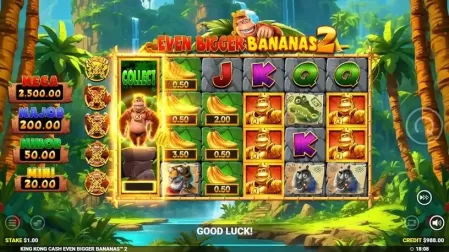 King Kong Cash Even Bigger Bananas 2 slot screenshot 2