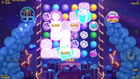 Mega Party Bucks slot screenshot 5