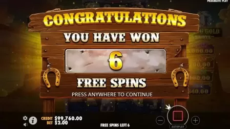 Mustang Gold Megaways slot screenshot 4