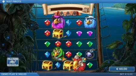 Pirots slot screenshot 2
