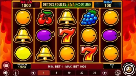 Retro Fruits 243 Fortune slot screenshot 1