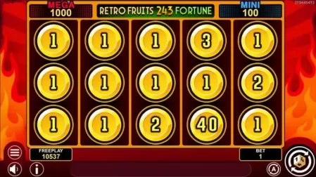 Retro Fruits 243 Fortune slot screenshot 7
