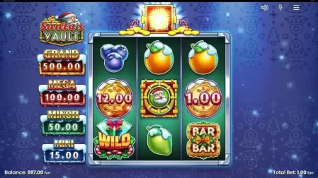 Santa’s Vault slot screenshot 2