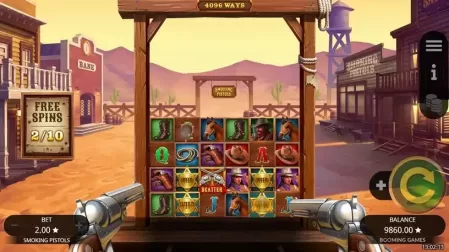 Smoking Pistols slot screenshot 4